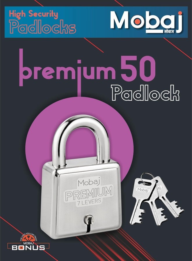 Mobaj® Premium 50mm (Material-Mild Steel)(Silver Colour) - Image 1